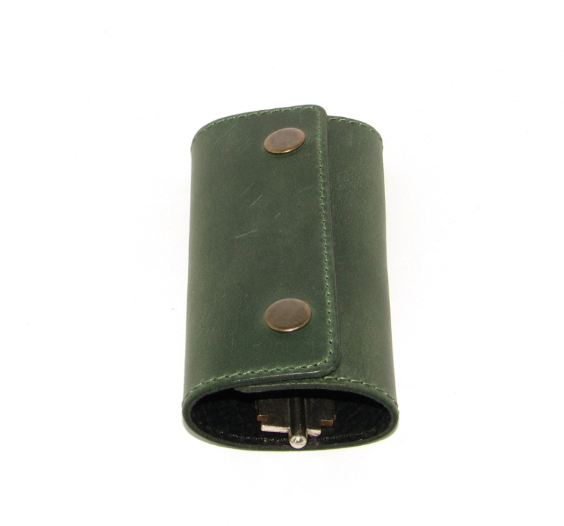 Шкіряна Ключниця DNK Leather Keys-S зелена Шкіряна Ключниця DNK Leather Keys-S зелена